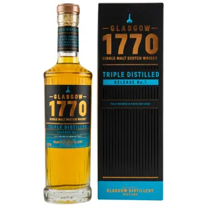1770 Glasgow Single Malt Scotch Whisky Triple Distilled Release No. 1
