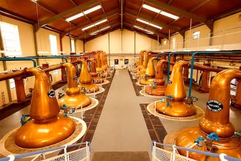 Pot Stills at Glenfiddich Distillery